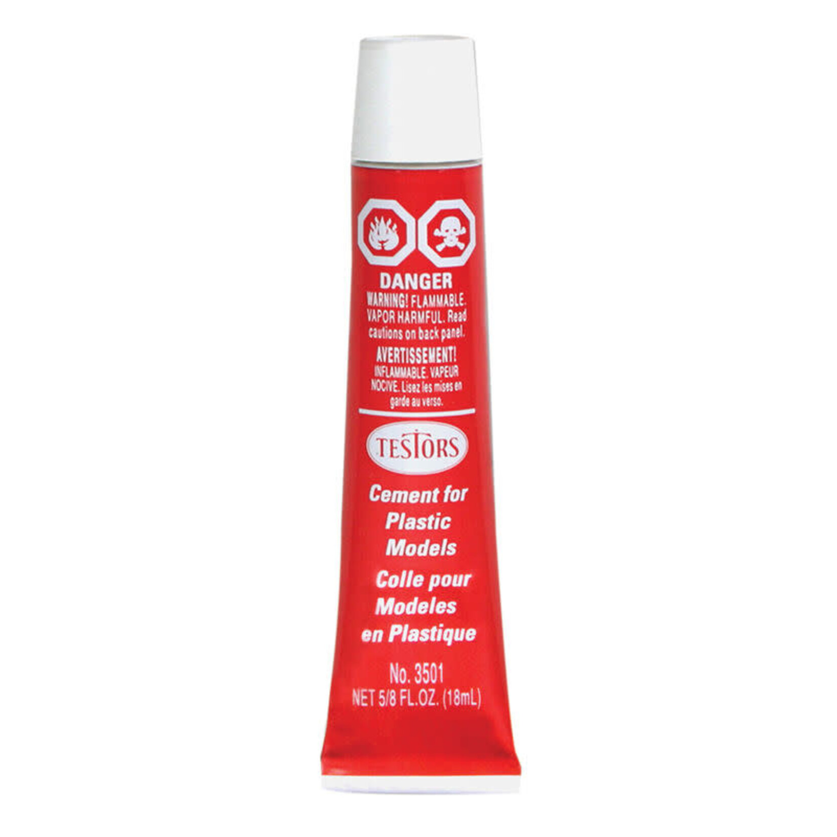 Testors 3501 Plastic Cement, 5/8 oz
