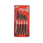 AK Interactive 9051 Modeling Spatulas set 5