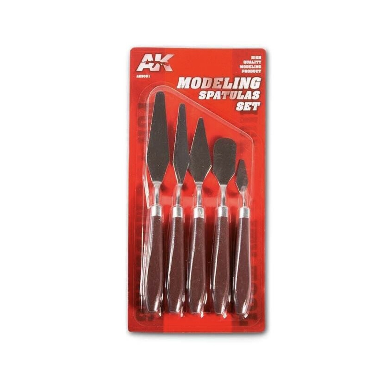AK Interactive 9051 Modeling Spatulas set 5