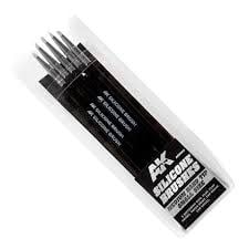 9085 Medium Tip Small Size Silicone Brushes - 5 Pack