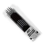 AK Interactive 9086 Medium Tip Medium Size Silicone Brushes (5)
