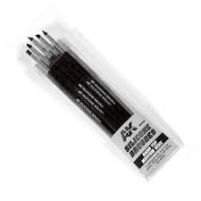 9088 Hard Tip Medium Size Silicone Brushes (5