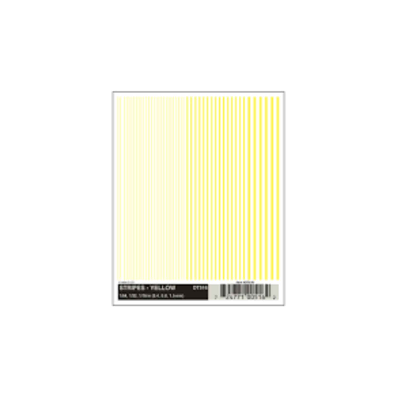 Woodland Scenics 516 Stripes, Yellow