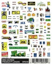 570 Dry Transfer, Mini Product Logos