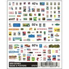 573 Dry Transfer, Mini Signs/Posters
