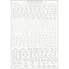 716 Extended Roman RR White Dry Transfers