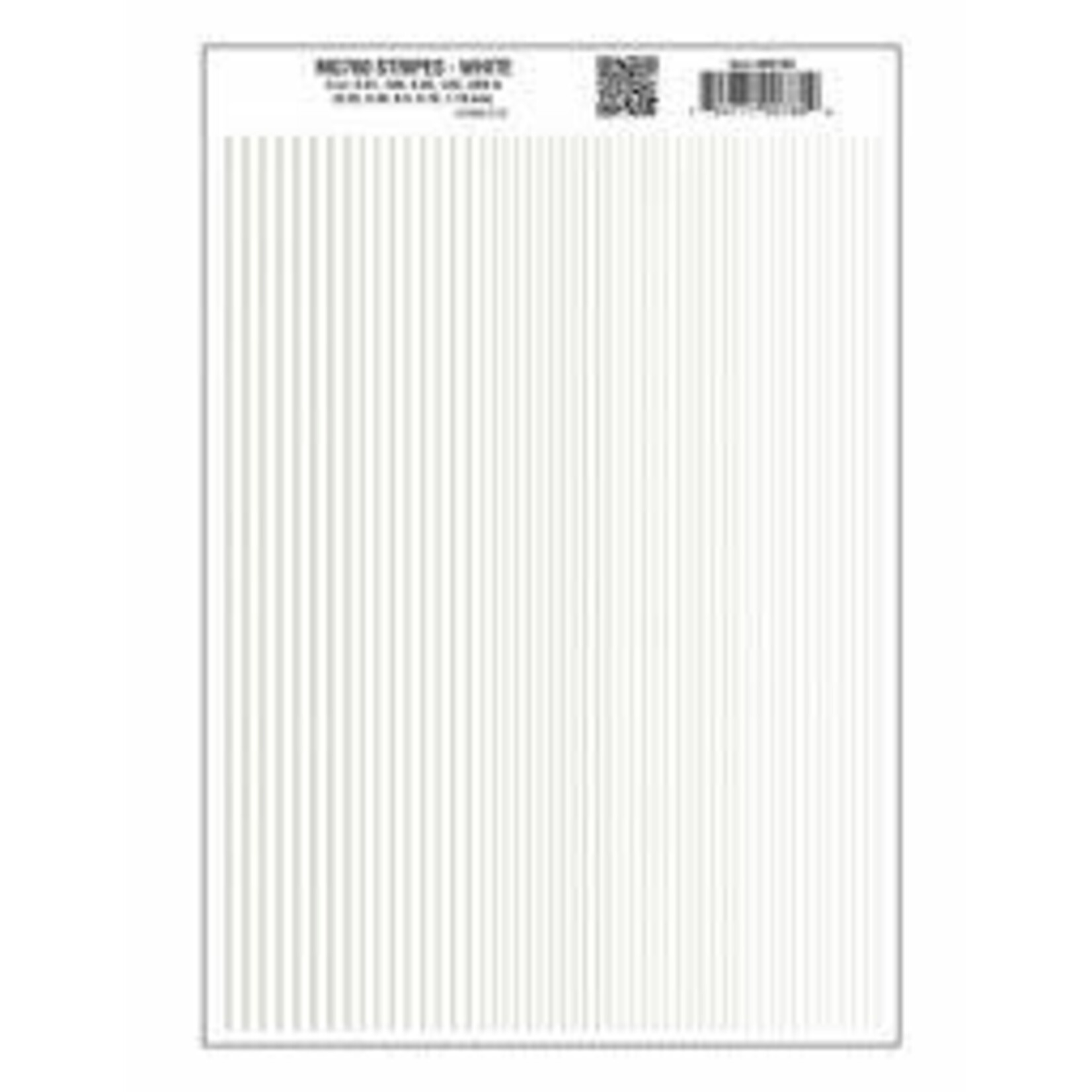 Woodland Scenics 760 Stripes White Dry Transfer