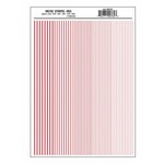 Woodland Scenics 762 Stripes Red Dry Transfers