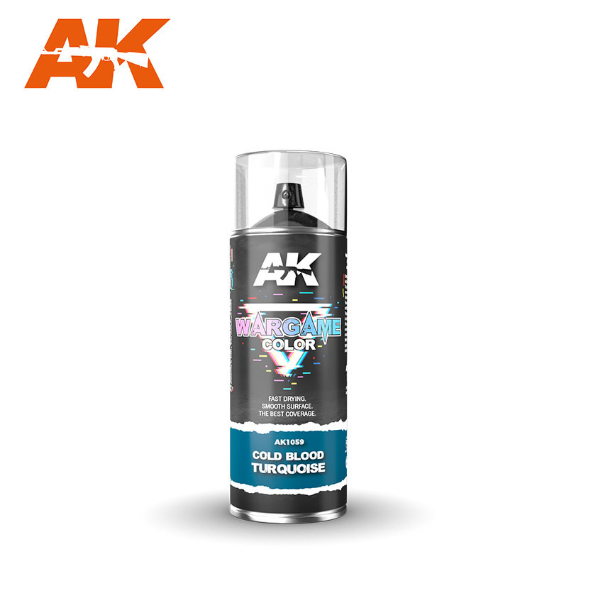 1059 Cold Blood Turquoise Paint 400ml Spray Wargame