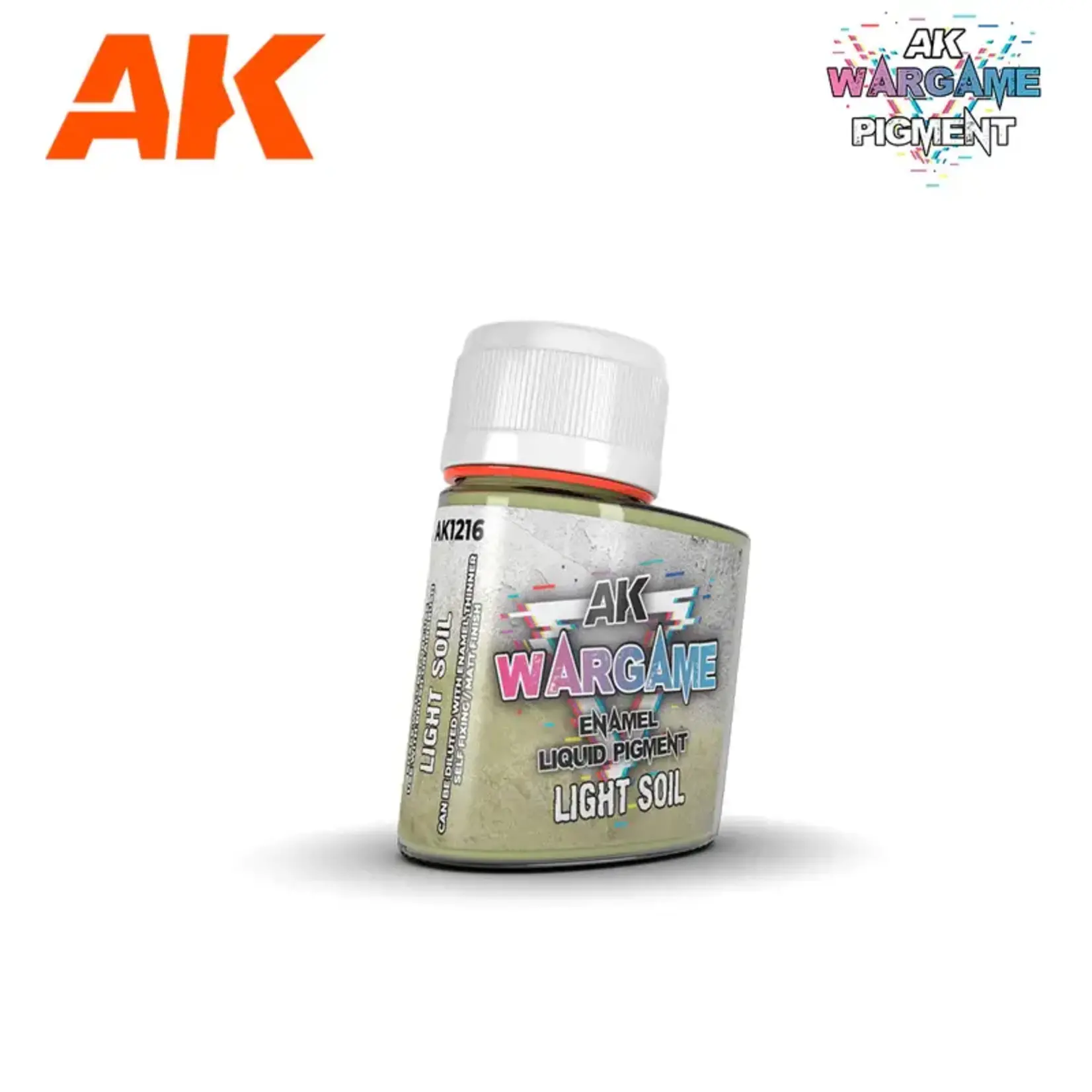 AK 1216 Light Soil Wargame Liquid Pigment Enamel 35ml