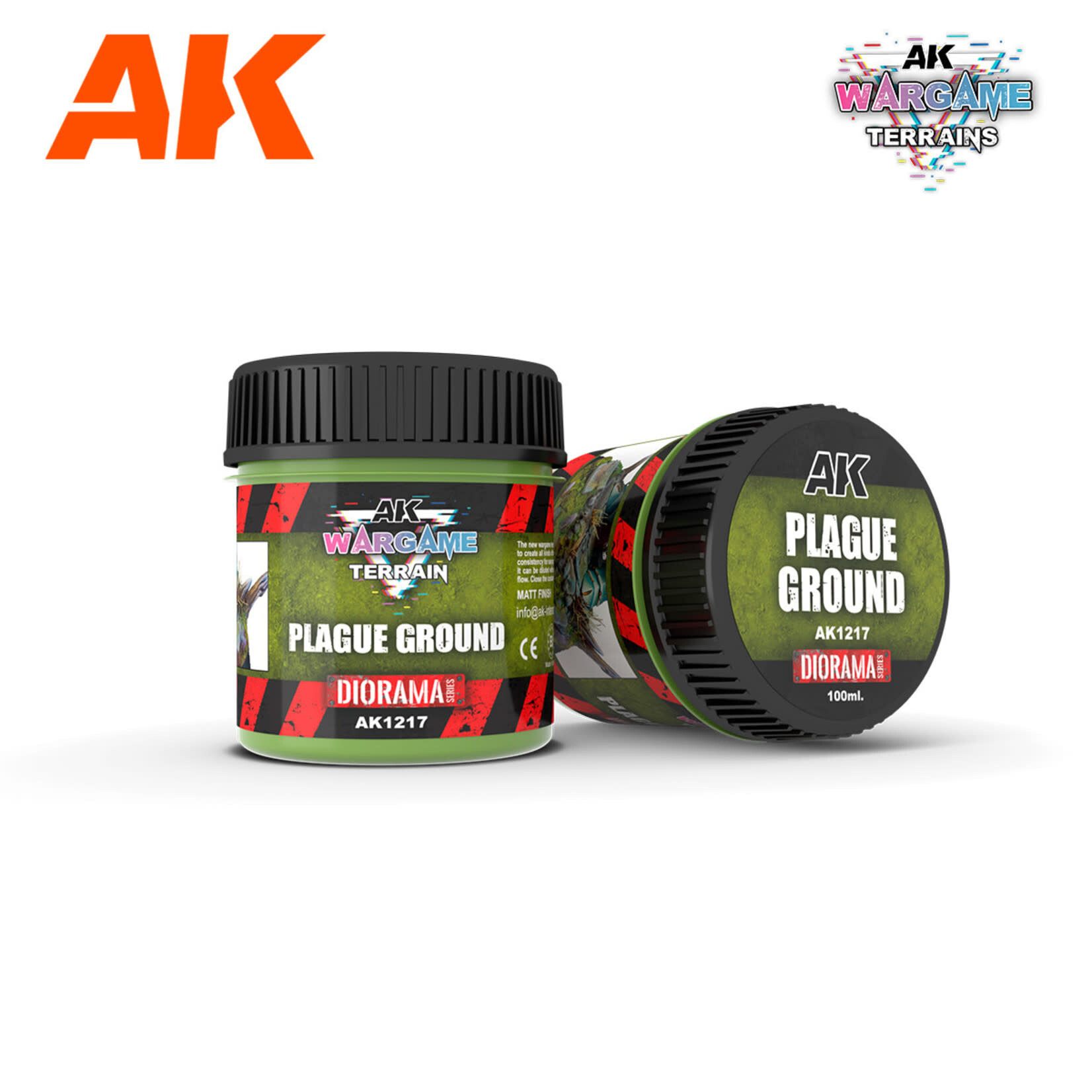 AK 1217 Plague Ground Wargame Terrain Diorama Texture Acrylic 100ml