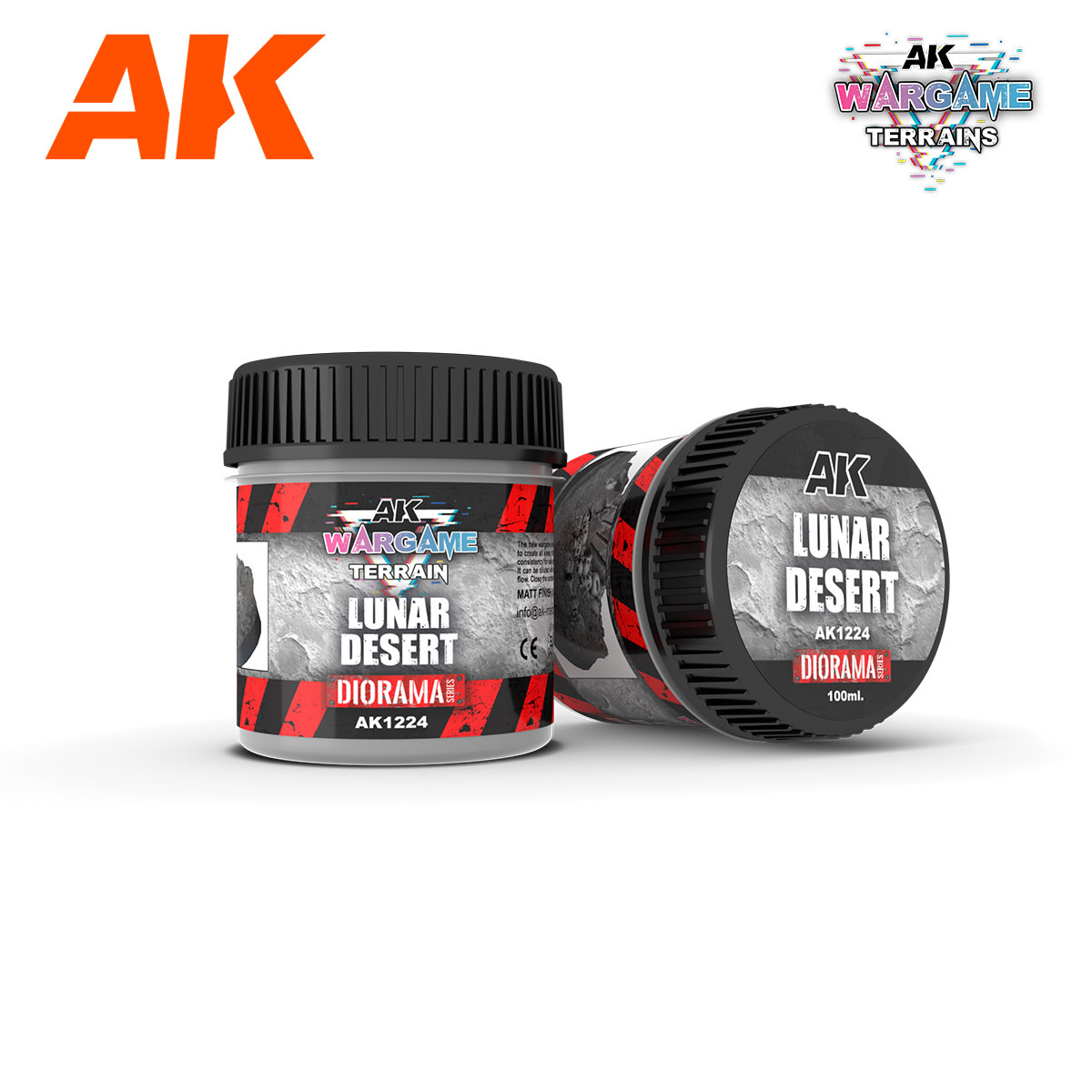 1224 Lunar Desert Wargame Terrain Diorama Texture Acrylic 100ml
