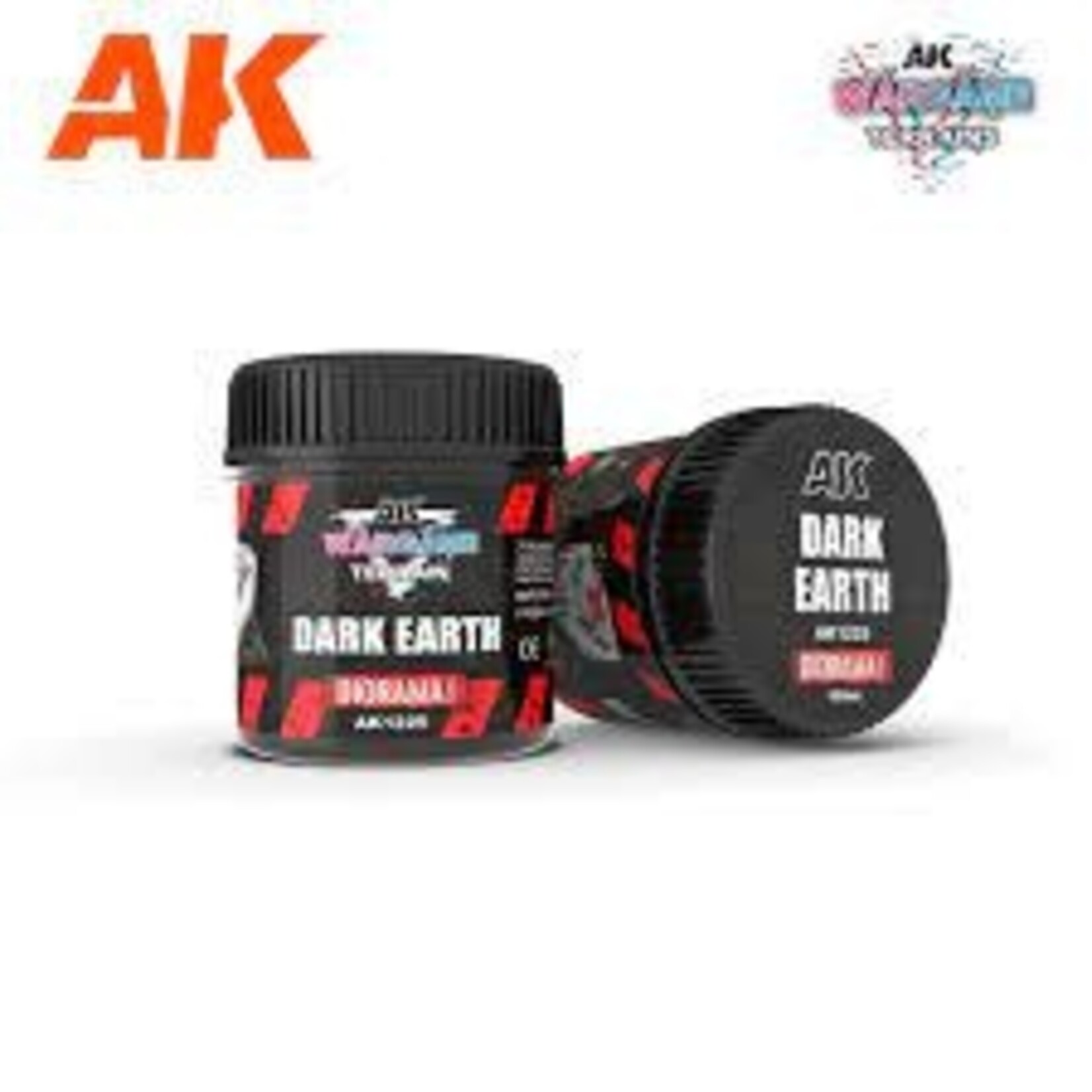 AK 1225 Dark Earth Wargame Terrain Diorama Texture Acrylic 100ml