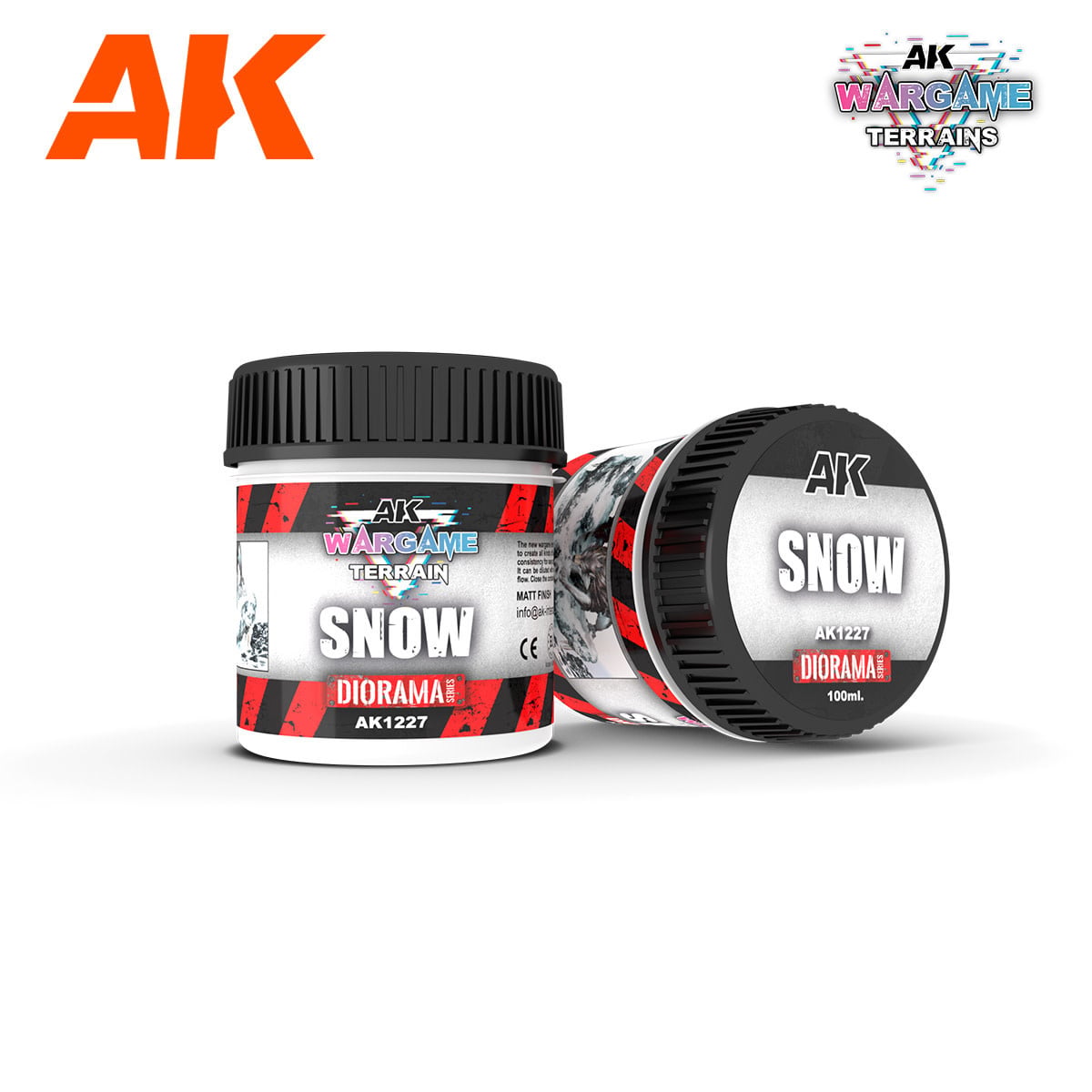 1227 Snow Wargame Terrain Diorama Texture Acrylic 100ml