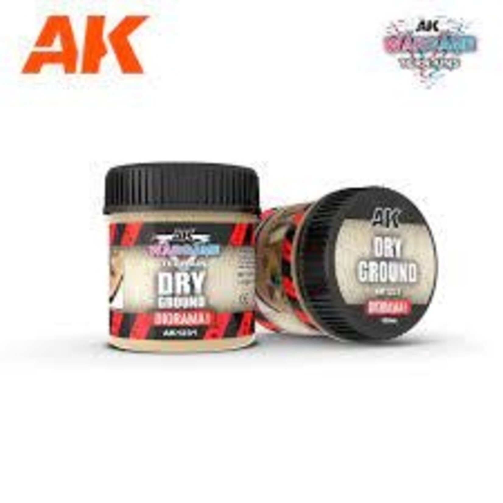 AK 1231 Dry Ground Wargame Terrain Diorama Texture Acrylic 100ml