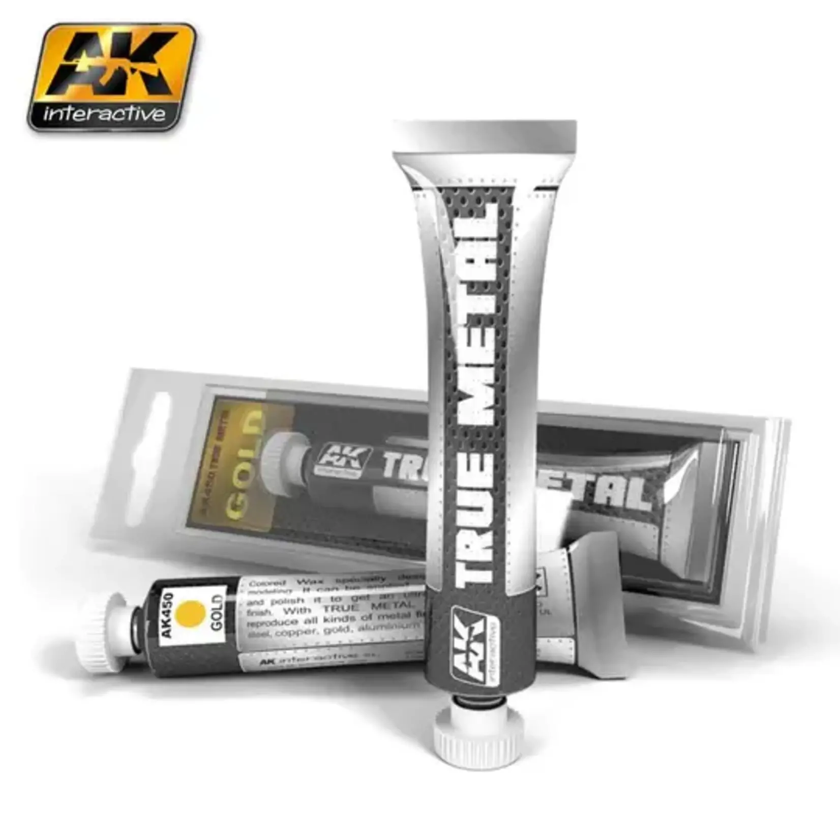 AK Interactive 450 True Metal Wax Gold 20ml Tube