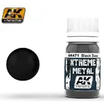 AK Interactive 471 Xtreme Metal Black Base 30ml Bottle