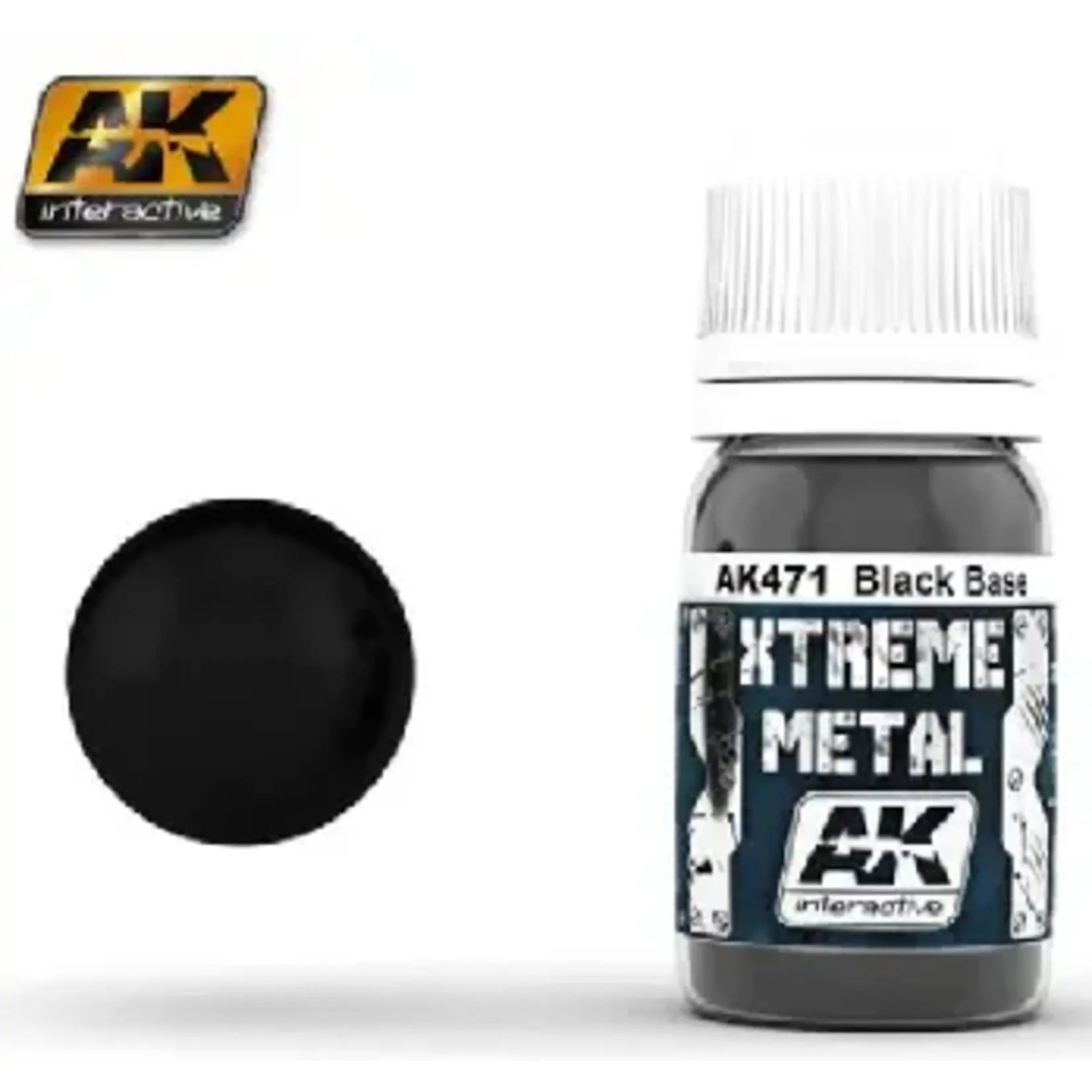 AK 471 Xtreme Metal Black Base 30ml Bottle