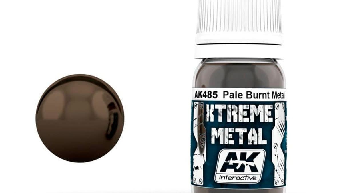 485 Xtreme Metal Pale Burnt Metal Metallic Paint 30ml Bottle