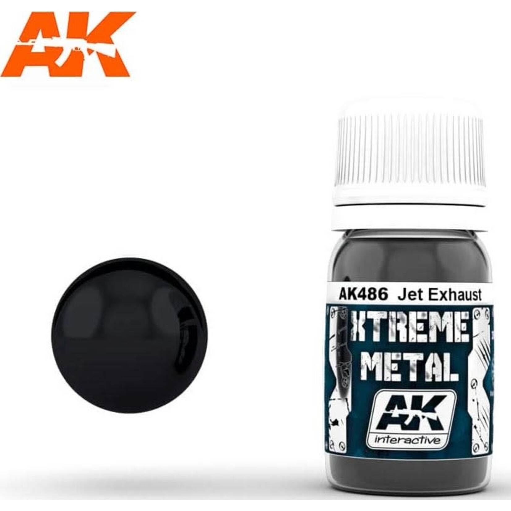 AK Interactive 486 Xtreme Metal Jet Exhaust Metallic Paint 30ml Bottle