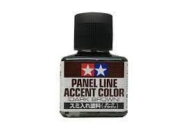 87140 Panel Line Accent Color 40ml, Dark Brown