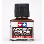 Tamiya 87210 Accent Color 40ml, Deep Brown