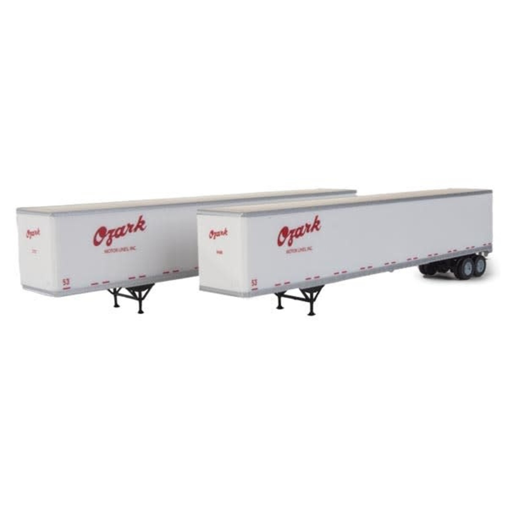 Walthers 9492466 HO 53' Stoughton Ozark Trailer 2-Pack