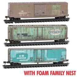 99305041 N Conrail Weathered 3 Pack - Foam