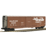 Micro Trains Line 07600080 N D&RGW - Denver & Rio Grande Western Boxcar