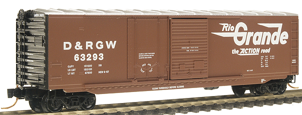07600080 N D&RGW - Denver & Rio Grande Western Boxcar