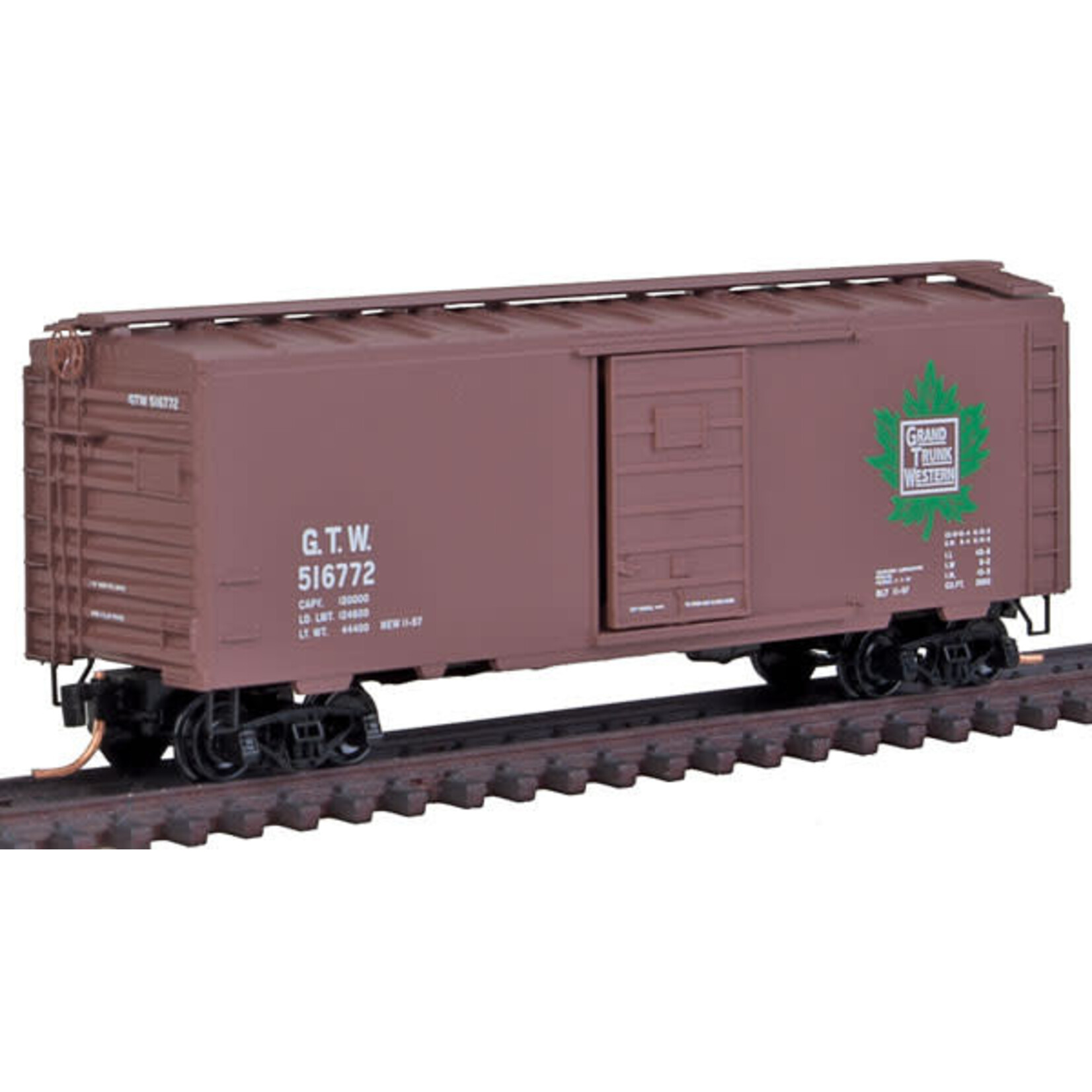 Micro Trains Line 02000018 N Grand Trunk Western '1972 Series' Boxcar 1