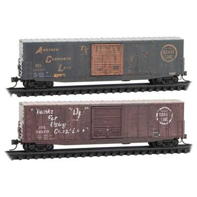 99305810 N 50' Standard Car/10' Single Door/Atlantic Coast Line