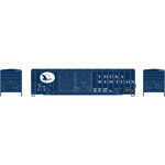 Athearn 6678 N 50' FMC Offset Double Door Box YW 25158