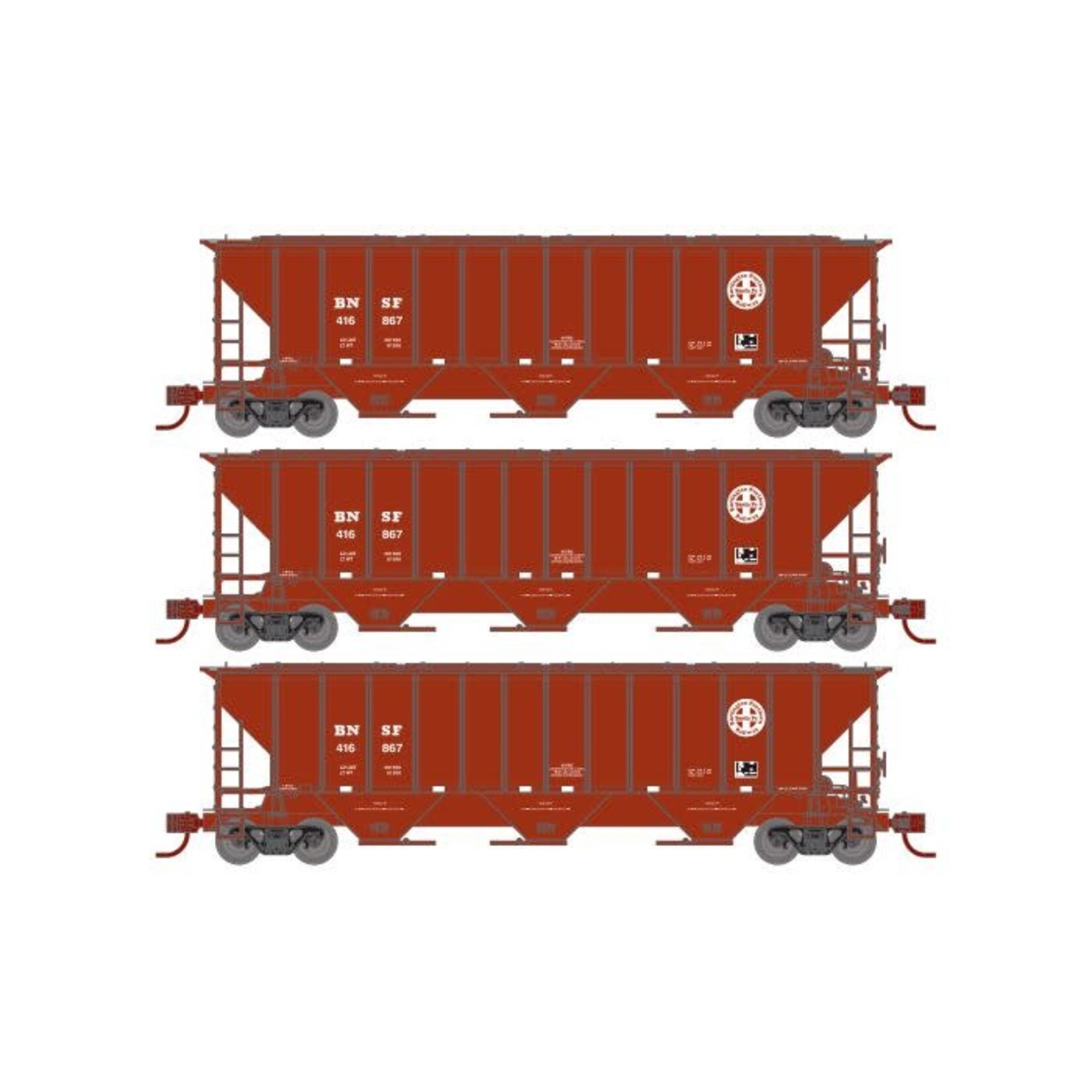 Athearn 25437 N Hopper BNSF (3)