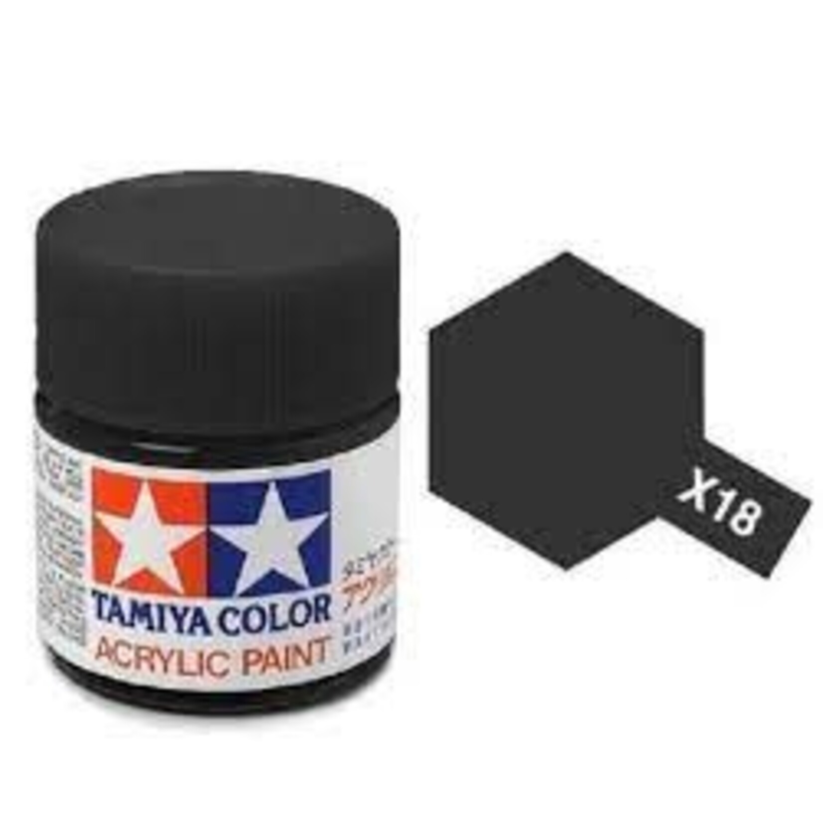 Tamiya 81018 X18 Semi Gloss Black