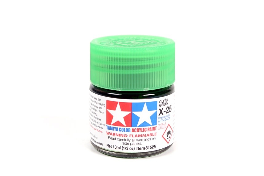 81025 X25 Clear Green