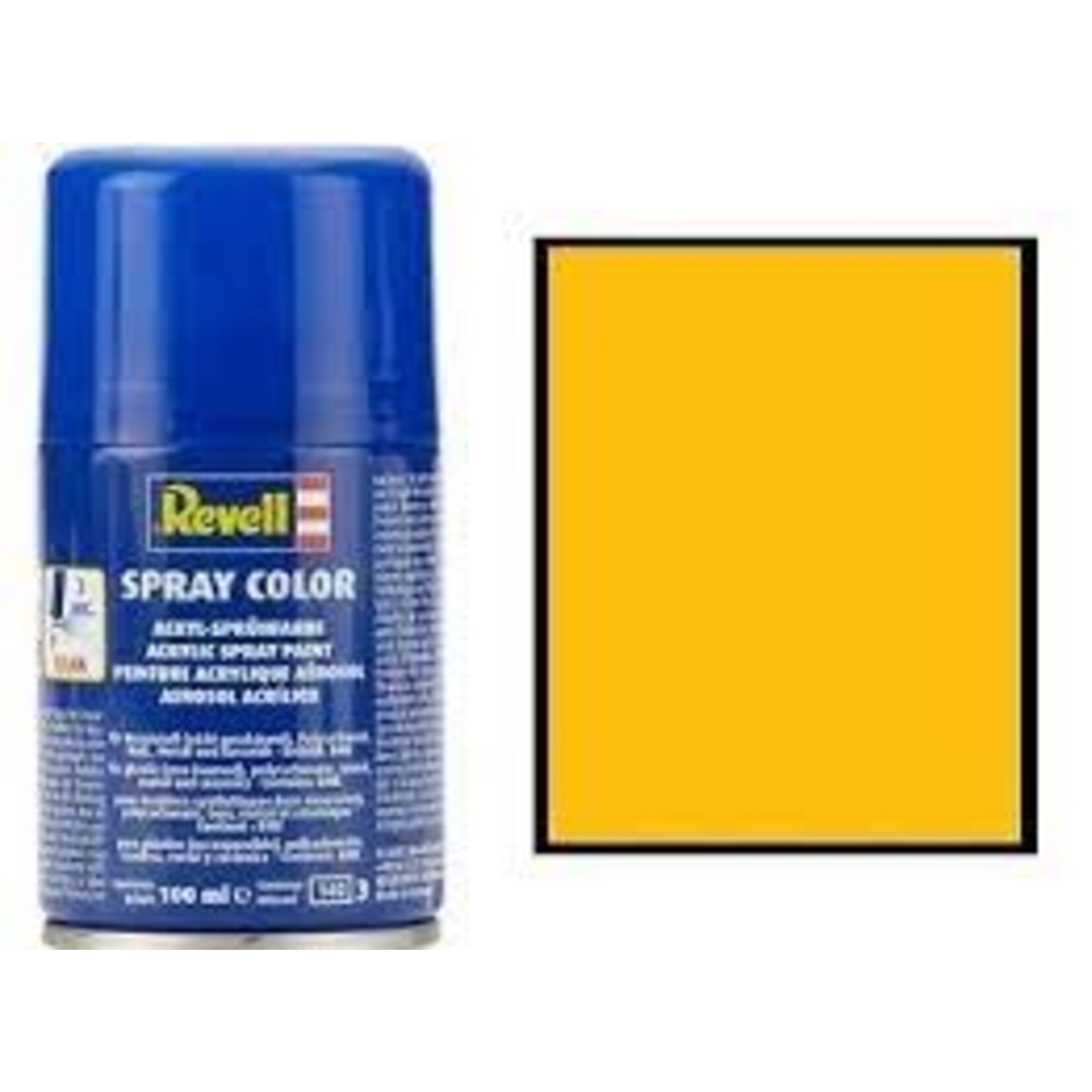 Revell 34115 Yellow Mat Acrylic Spray 100ml