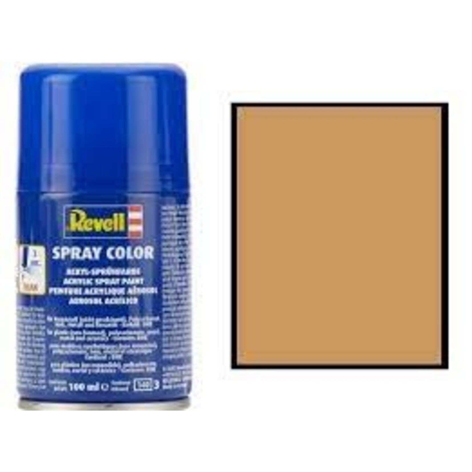 Revell 34188 Ochre Brown Mat Acrylic Spray 100ml