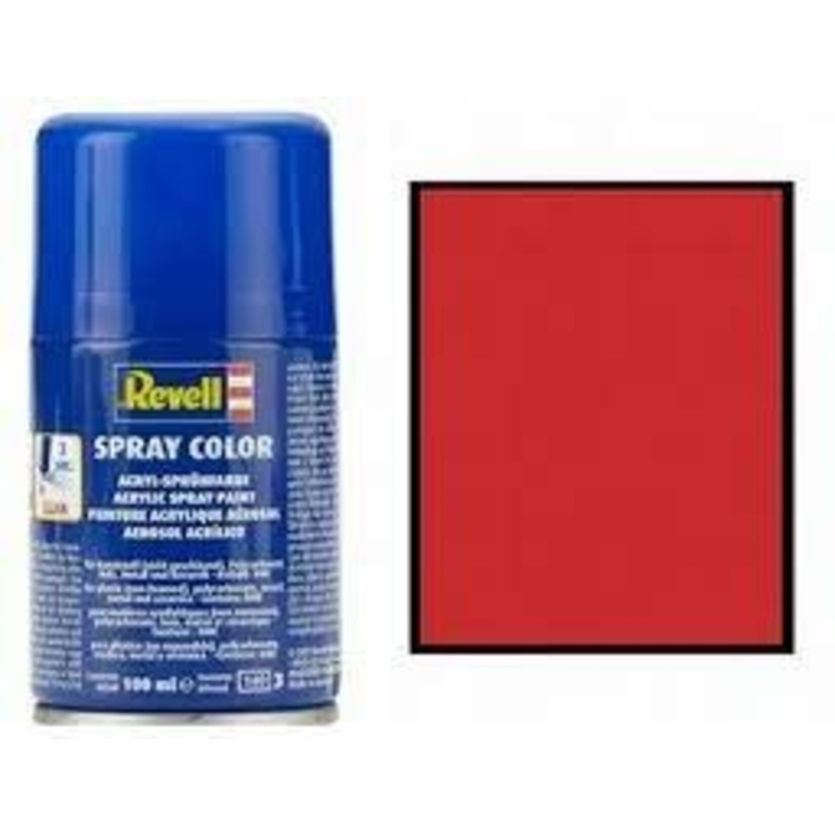 Revell 34330 Spray Color – Rosso Fuoco Opaco 330 – Bombola Spray 100ml Per Modellismo E Hobby