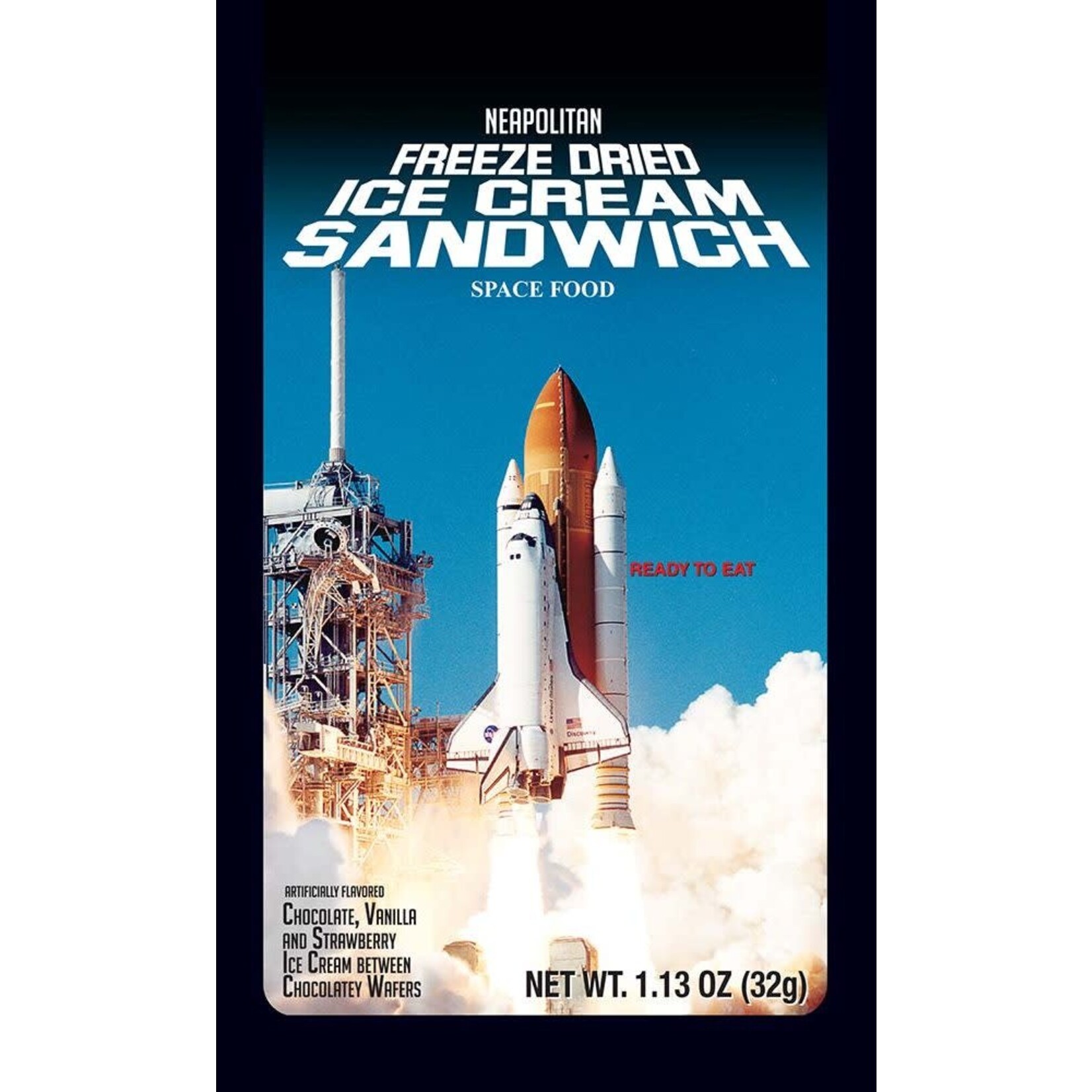 Freeze Dried Neapolitan Ice Cream Sandwich Space Food