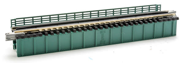 20461 N 124mm 4-7/8" Deck Plate Girder Bridge, Green