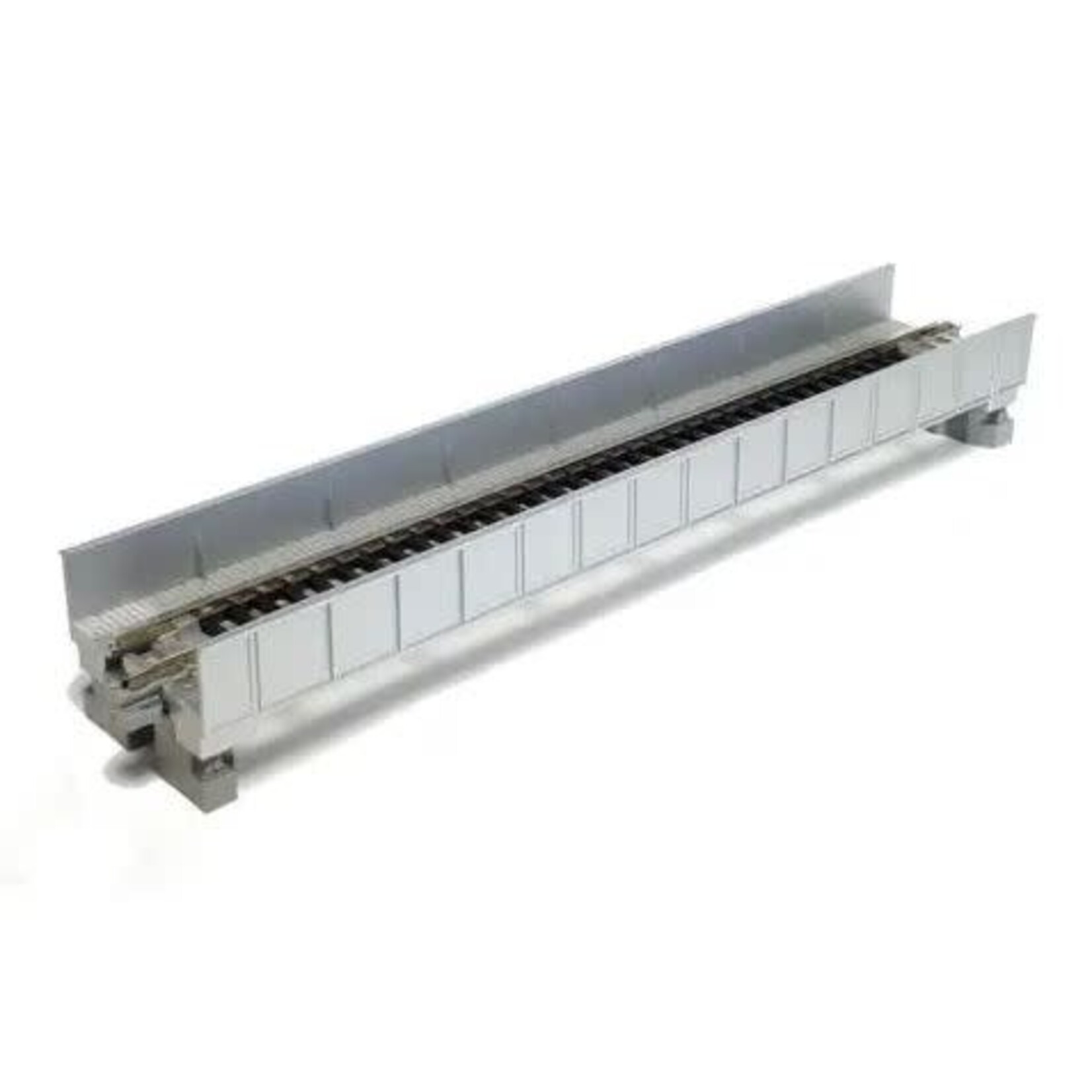 Kato 20453 N 186mm 7-5/16" Plate Girder Bridge, Silver