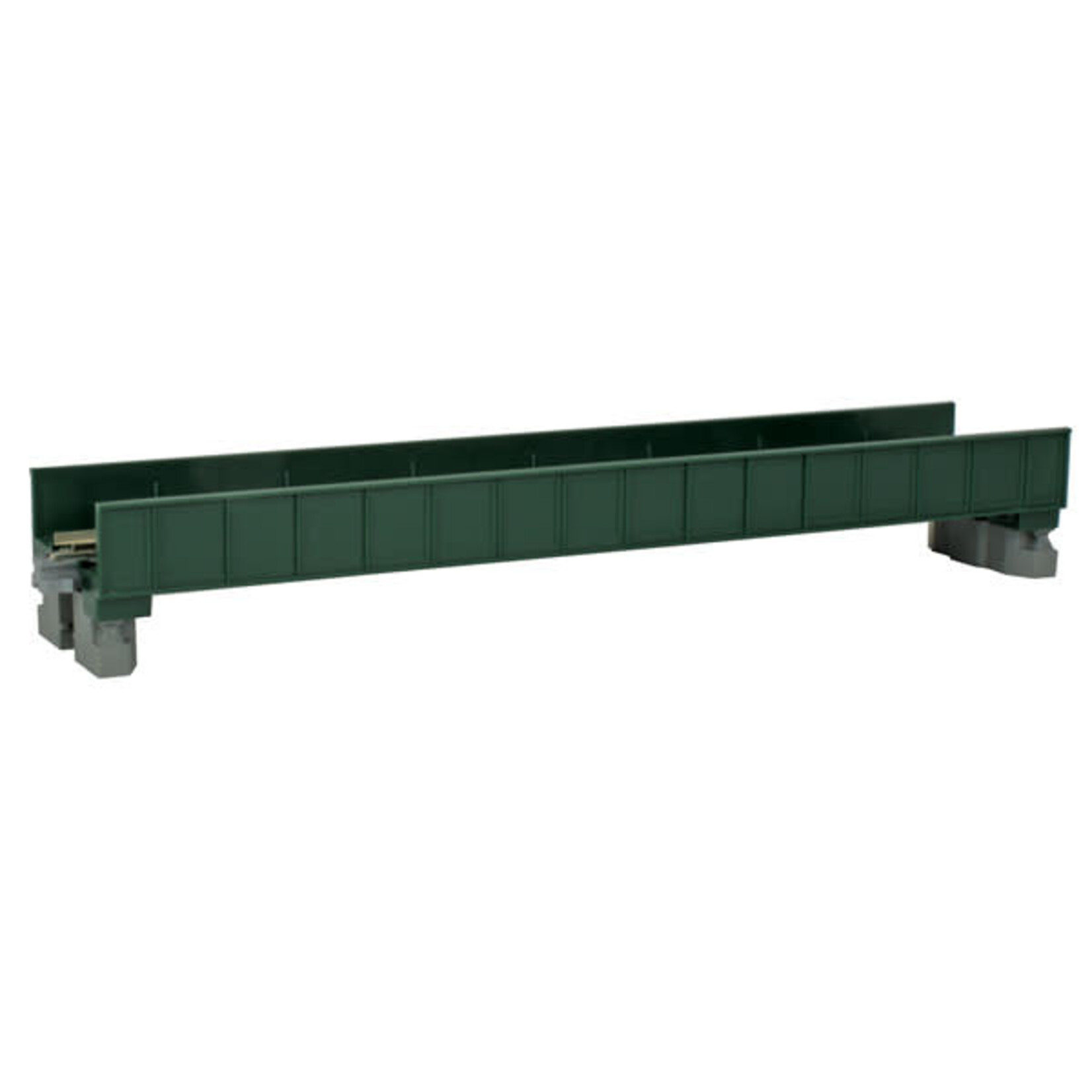 Kato 20451 N 186mm 7-5/16" Plate Girder Bridge, Green