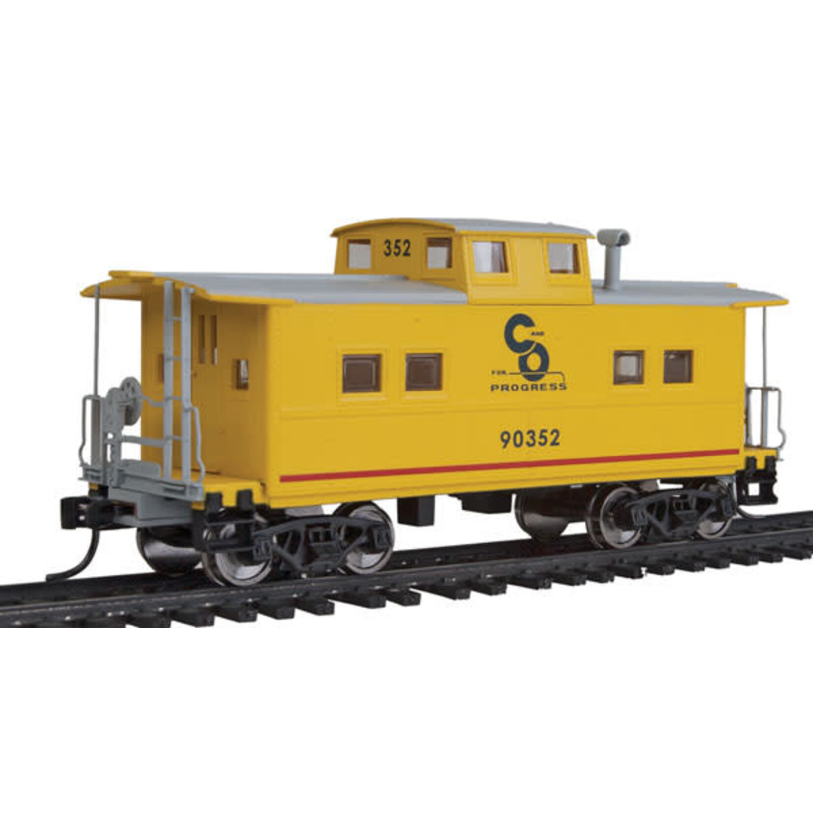 Walthers 9108601 HO NE-Style Center Cupola Caboose Chesapeake Ohio 9350