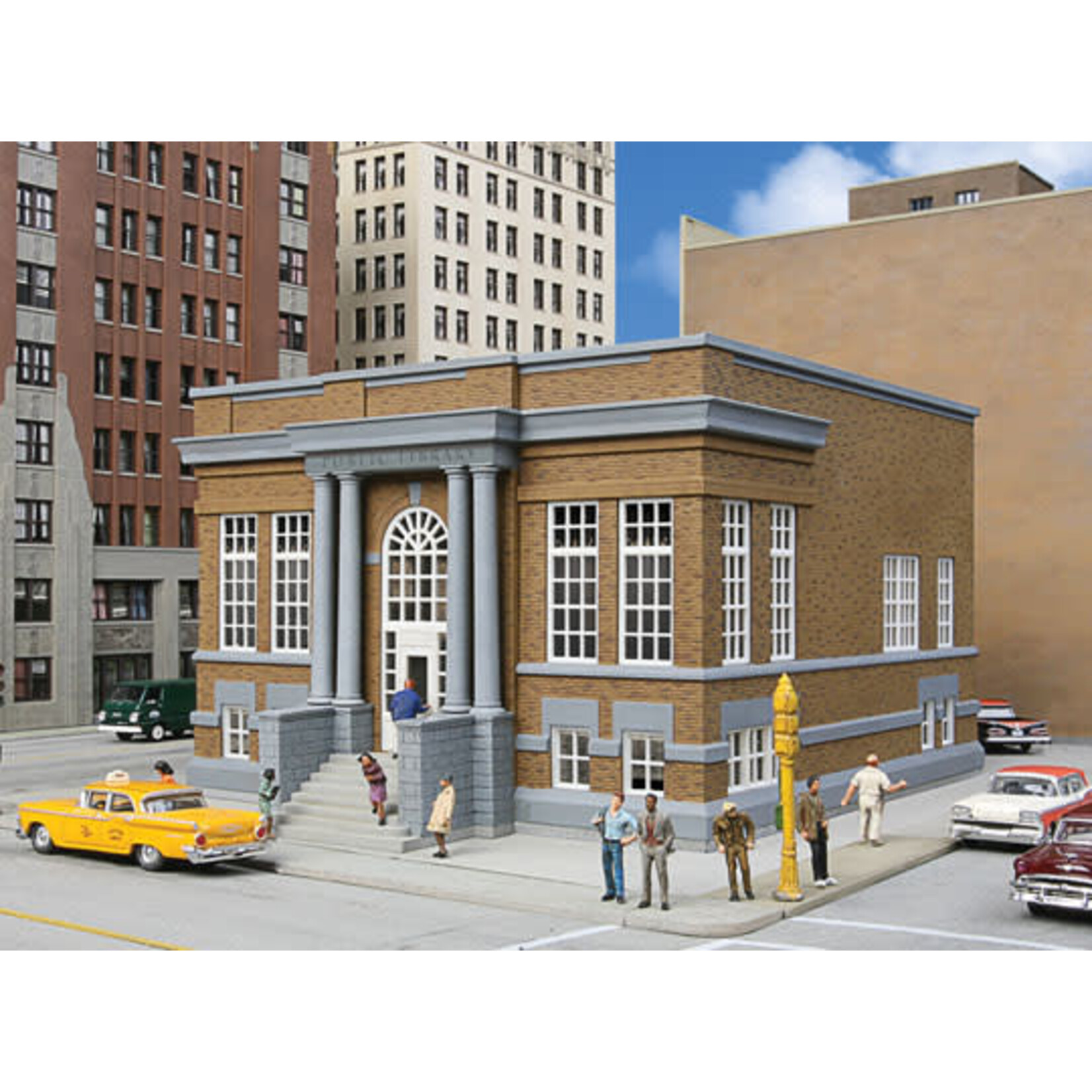 Walthers 9333493 HO Public Library Kit