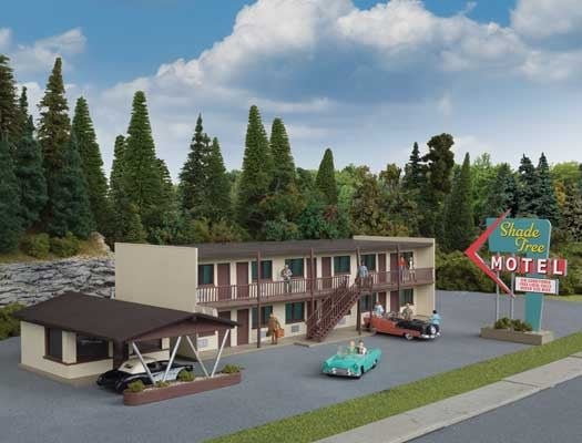 9333488 HO Vintage Motor Hotel Kit