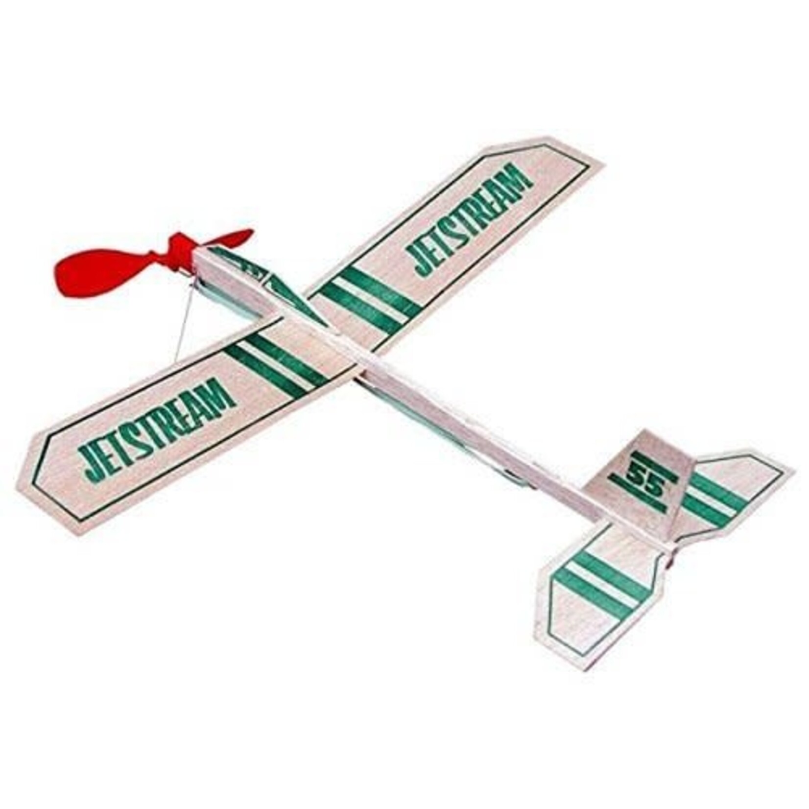 Guillows 55 Jet Stream Glider Airplane - Rubber Band Powered