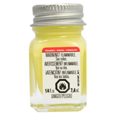 1112 Light Yellow Gloss Enamel Paint 1/4 oz by Testors