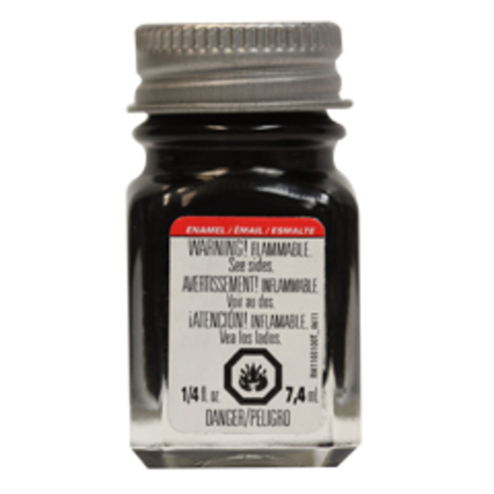 Testors 1147 Gloss Black Enamel Paint 1/4 oz by Testors