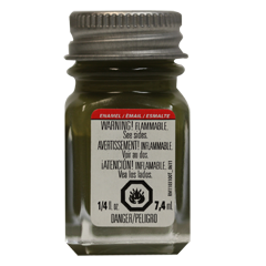 1165 Flat Army Olive Drab Enamel Paint 1/4 oz by Testors